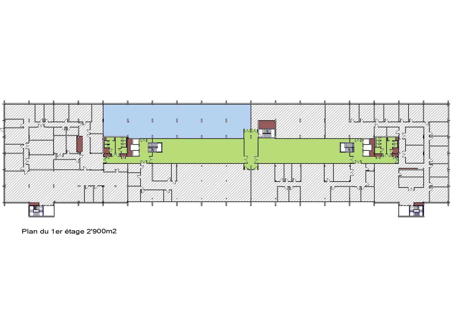 Local administratif à louer – 6100 m² – PAPETERIE – Papeterie 1 – Versoix